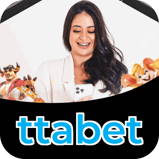 Interface do aplicativo ttabet mostrando jogos disponíveis no iOS e Android